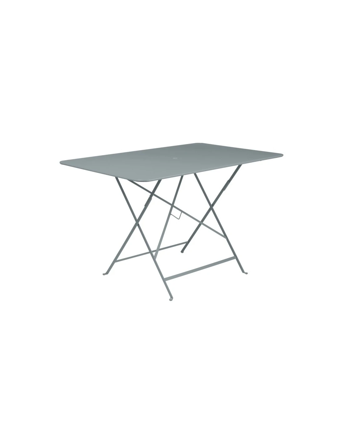 Table Pliante Bistro 117 X 77 Cm - Métal Pliante Rectangle - Gris Orage 3 Table Pliante Bistro 117 X 77 Cm - Métal Pliante Rectangle - Gris Orage