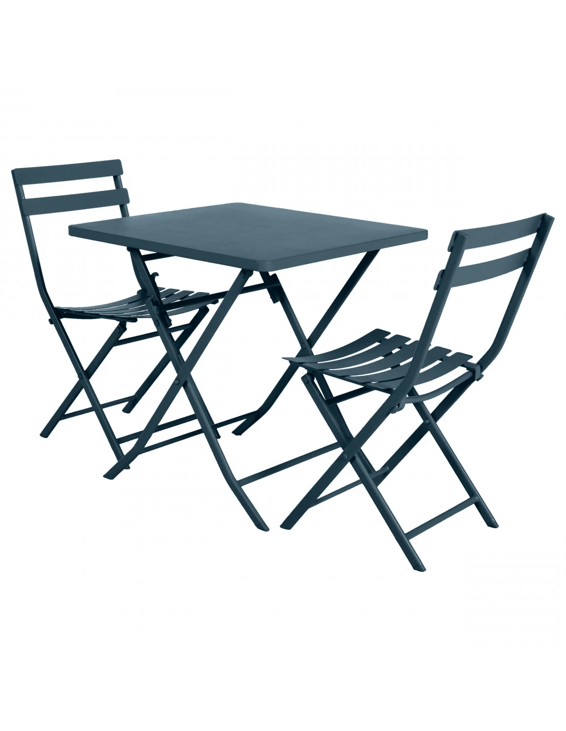 Table Pliante Greensboro Carrée 2 Places - Petrole 4 Table Pliante Greensboro Carrée 2 Places - Petrole – Image 2