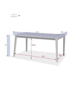 Table Rectangulaire TIWI En Bois D'Acacia -Garantia Soldes Magasin table rectangulaire tiwi en bois d acacia 7